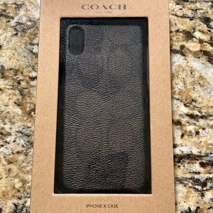 iPhone X Coach Signature Phone Case
